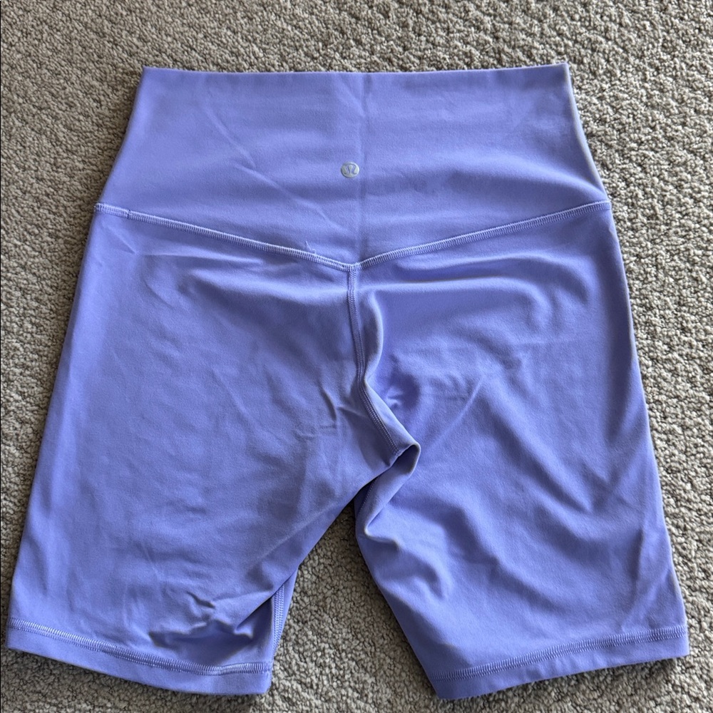Lululemon Align High Rise Purple Biker Shorts 6”